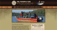 Desktop Screenshot of finsfeathersfurs.net